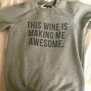 Brunette the Label Grey Sweatshirt sz small